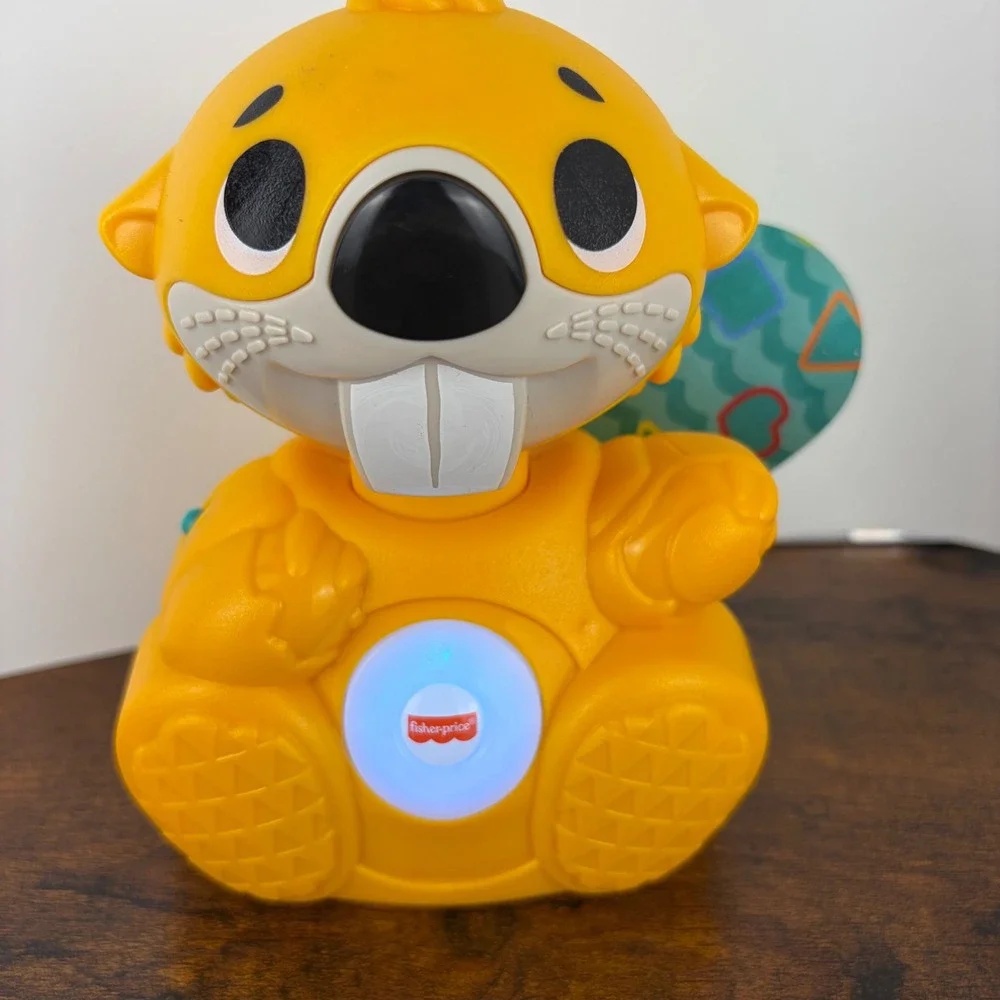 Fisher Price Linkimals Boppin Beaver Musical Toy GTJ74 Interactive Baby Toy